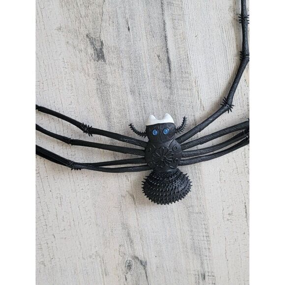 Paper magic group black rubber tarantula Halloween prop decor spider - Picture 3 of 6